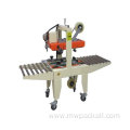 up-down driven side carton sealer with tape carton box sealing packing machine work with Strapping machine